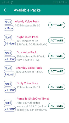BEST Recharge Card Scanner NTC Screen 3
