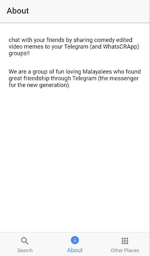 Android application video memezz screenshort