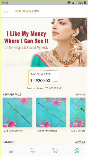 M.K. Jewellers - Latest Jewell Screen 2