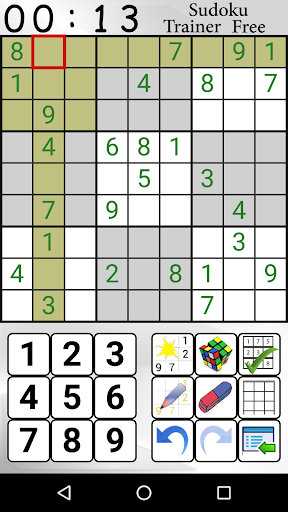 Sudoku Trainer Screen 2