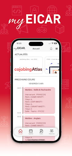 Android application myEICAR screenshort