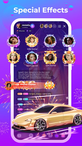 BoloUp-Video Chat & Party Room Screen 2