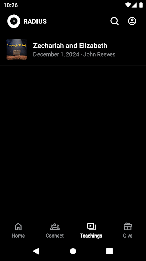 App screenshot