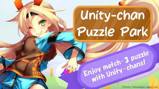 Android application Unitychan Puzzle Park screenshort