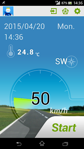 Android application SD Masters [安全運転支援] screenshort