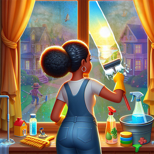 Messy Home Cleaning Games Unduh di Windows