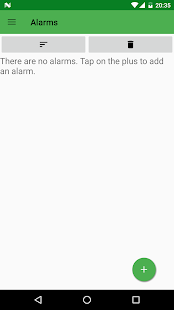 Speaking alarm clock Screenshot