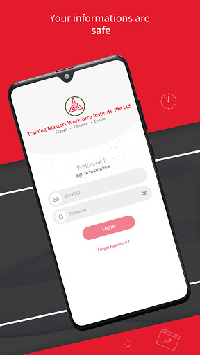 Android application TM AttendEx screenshort