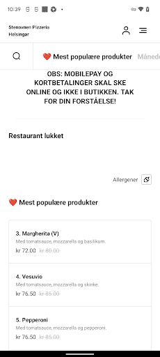 Stenovnen Pizzeria Helsingør Screen 3