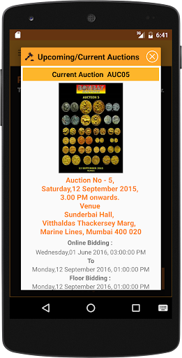 Bombay Auctions Screen 3
