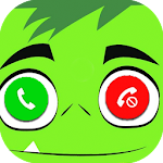 Cover Image of ダウンロード CALL Teen Heroes Titans Go Fake CALL 1.0 APK