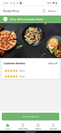 Panda Pizza Screen 2