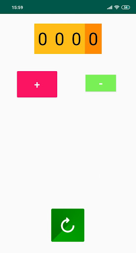 Android application Counter taps and points screenshort