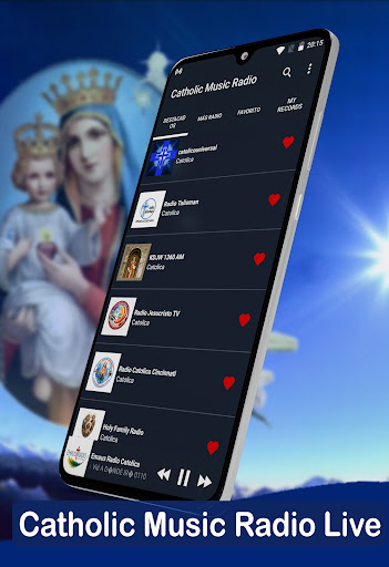 Android application Catholic Music Radio screenshort