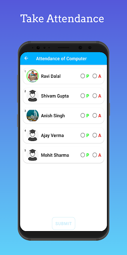 Track Attendance Screen 3