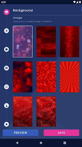 Android application Red Bubble HD Live Wallpaper screenshort