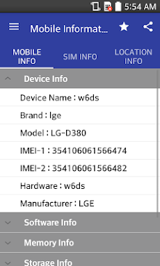 Mobile, SIM and Location Infoのおすすめ画像1