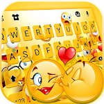 Love Emoji Party Keyboard Theme Apk