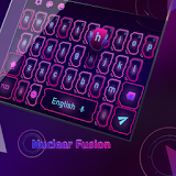nuclear fusion keyboard purple neon pink icon
