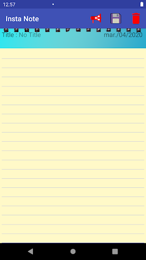 Insta Note Screen 2