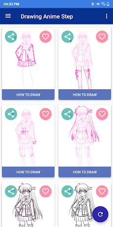 How To Drawing Anime Step by sのおすすめ画像4