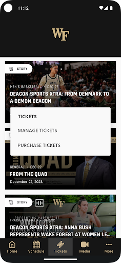 Screenshot of Wake Forest Demon Deacons