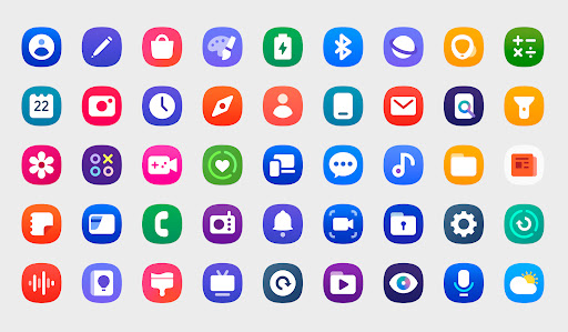 Android application OneUI 6 - Icon Pack screenshort