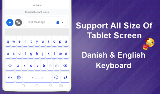 Danish Keyboard for android free Dansk tastatur