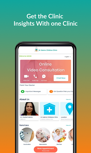 Android application Dr Sabnis Children Clinic screenshort
