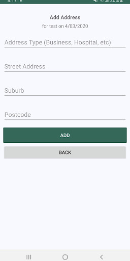 Android application Route Planner screenshort