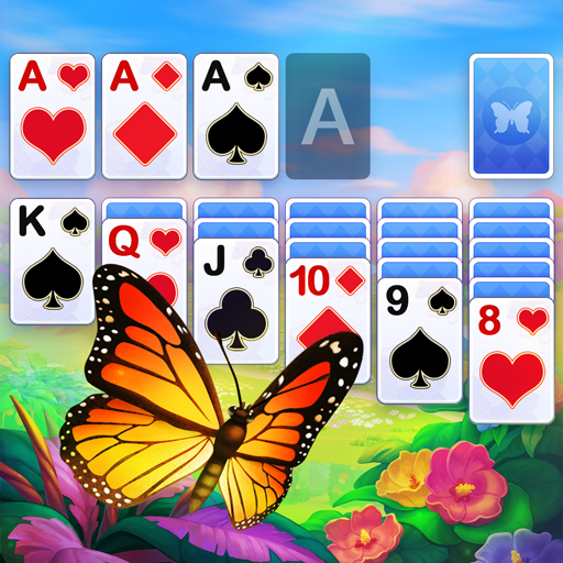 Solitaire Butterfly Logo