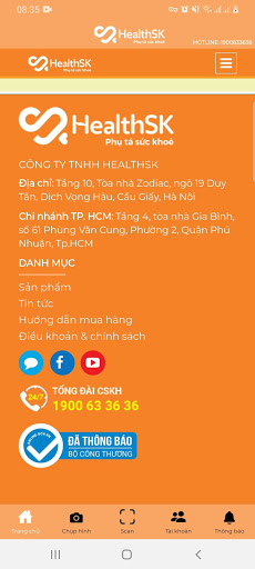 Android application Goodhealth G+ screenshort