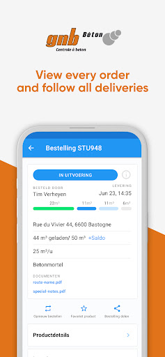 Android application GNB-trace screenshort