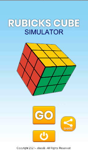 Android application Rubicks Cube Simulator screenshort