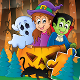 Halloween Puzzle for kids icon