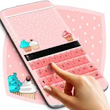 Cupcakes Pink Keyboard Theme icon