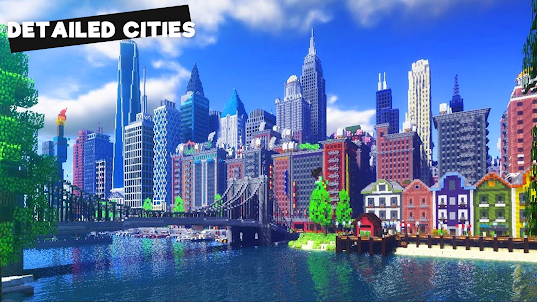 City Maps Mod for Minecraft PE