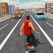 Street SkateBoard Game  Icon