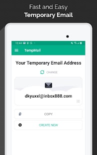 Temp Mail - Free Instant Temporary Email Address Screenshot