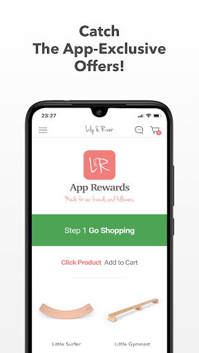 Android application Lily & River App Rewards screenshort