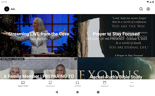 Screenshot of Anne Graham Lotz