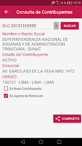 Screenshot 3 Consultas RUC Perú android