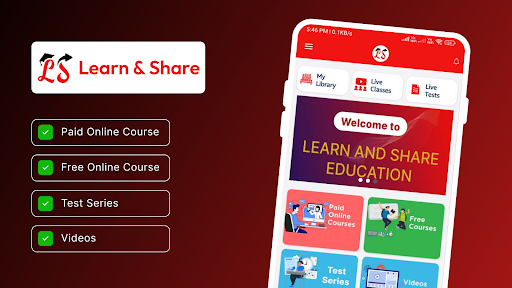 Android application Learn and Share Arts screenshort