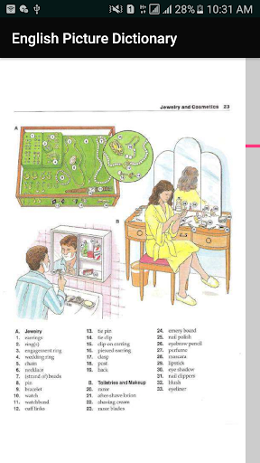 The Oxford Picture Dictionary Screen 2