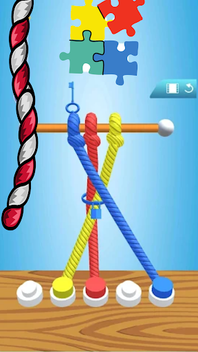 Twisted Tangle Knot 3D Game Screen 2