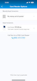 Credit Card Reader Screenshot