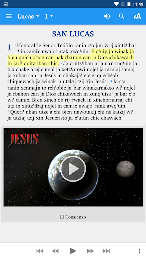 Android application Western Tzutujil Bible screenshort