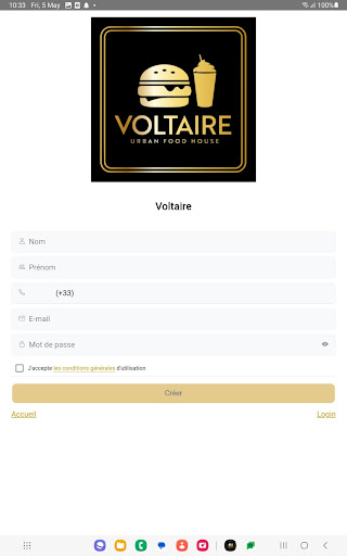 Android application Voltaire screenshort