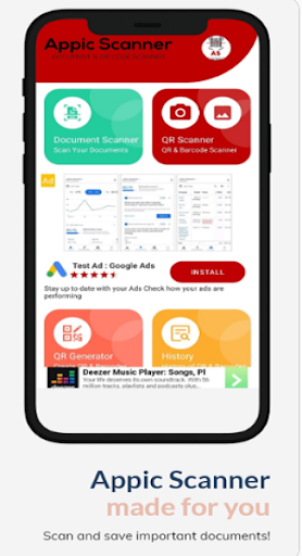Android application Appic Scanner - AS screenshort