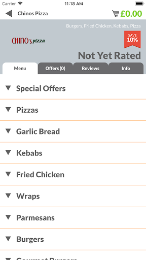 Chinos Pizza TS24 Screen 2